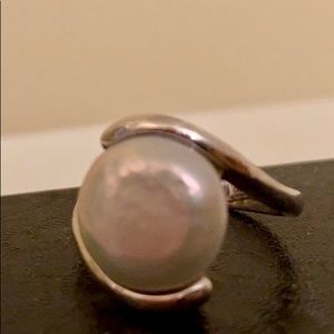 Honora 925 Sterling Silver Pearl Ring